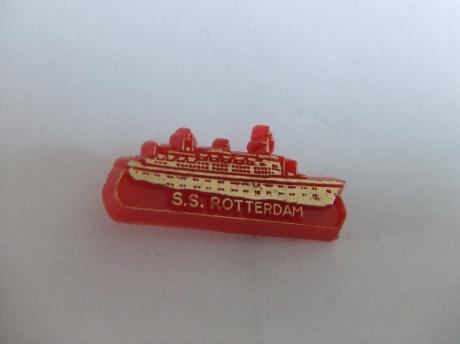 Holland Amerikalijn SS Rotterdam rood
